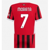 AC Milan Alvaro Morata #7 Hjemmebanetrøje Dame 2024-25 Kortærmet