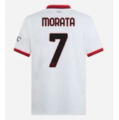 AC Milan Alvaro Morata #7 Udebanetrøje 2024-25 Kortærmet