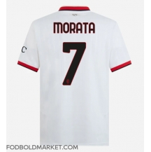 AC Milan Alvaro Morata #7 Udebanetrøje 2024-25 Kortærmet