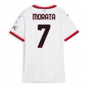 AC Milan Alvaro Morata #7 Udebanetrøje Dame 2024-25 Kortærmet