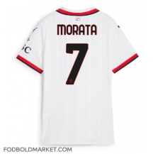 AC Milan Alvaro Morata #7 Udebanetrøje Dame 2024-25 Kortærmet