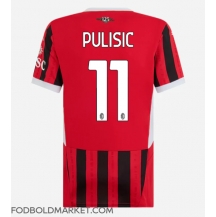 AC Milan Christian Pulisic #11 Hjemmebanetrøje Dame 2024-25 Kortærmet