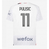 AC Milan Christian Pulisic #11 Udebanetrøje 2023-24 Kortærmet