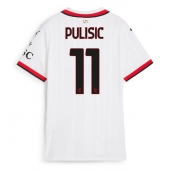 AC Milan Christian Pulisic #11 Udebanetrøje Dame 2024-25 Kortærmet