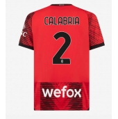 AC Milan Davide Calabria #2 Hjemmebanetrøje 2023-24 Kortærmet