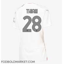 AC Milan Malick Thiaw #28 Udebanetrøje Dame 2023-24 Kortærmet