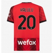 AC Milan Pierre Kalulu #20 Hjemmebanetrøje 2023-24 Kortærmet