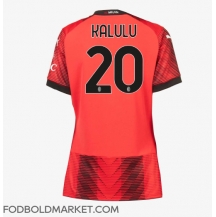 AC Milan Pierre Kalulu #20 Hjemmebanetrøje Dame 2023-24 Kortærmet