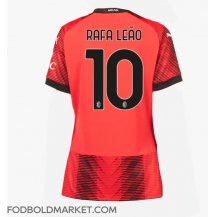 AC Milan Rafael Leao #10 Hjemmebanetrøje Dame 2023-24 Kortærmet