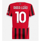 AC Milan Rafael Leao #10 Hjemmebanetrøje Dame 2024-25 Kortærmet