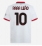 AC Milan Rafael Leao #10 Udebanetrøje 2024-25 Kortærmet