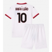 AC Milan Rafael Leao #10 Udebanetrøje Børn 2024-25 Kortærmet (+ Korte bukser)