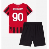 AC Milan Tammy Abraham #90 Hjemmebanetrøje Børn 2024-25 Kortærmet (+ Korte bukser)