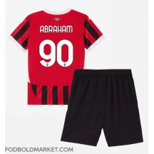 AC Milan Tammy Abraham #90 Hjemmebanetrøje Børn 2024-25 Kortærmet (+ Korte bukser)