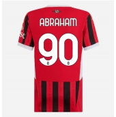 AC Milan Tammy Abraham #90 Hjemmebanetrøje Dame 2024-25 Kortærmet