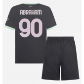 AC Milan Tammy Abraham #90 Tredjetrøje Børn 2024-25 Kortærmet (+ Korte bukser)