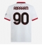 AC Milan Tammy Abraham #90 Udebanetrøje 2024-25 Kortærmet