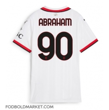 AC Milan Tammy Abraham #90 Udebanetrøje Dame 2024-25 Kortærmet