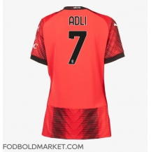 AC Milan Yacine Adli #7 Hjemmebanetrøje Dame 2023-24 Kortærmet