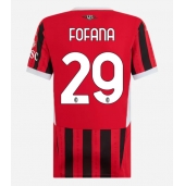 AC Milan Youssouf Fofana #29 Hjemmebanetrøje Dame 2024-25 Kortærmet