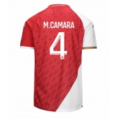 AS Monaco Mohamed Camara #4 Hjemmebanetrøje 2023-24 Kortærmet