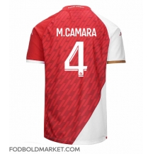 AS Monaco Mohamed Camara #4 Hjemmebanetrøje 2023-24 Kortærmet