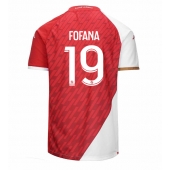 AS Monaco Youssouf Fofana #19 Hjemmebanetrøje 2023-24 Kortærmet