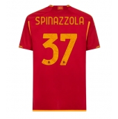 AS Roma Leonardo Spinazzola #37 Hjemmebanetrøje 2023-24 Kortærmet