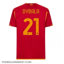 AS Roma Paulo Dybala #21 Hjemmebanetrøje 2023-24 Kortærmet