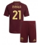 AS Roma Paulo Dybala #21 Hjemmebanetrøje Børn 2024-25 Kortærmet (+ Korte bukser)