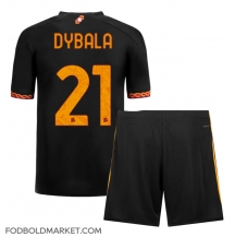 AS Roma Paulo Dybala #21 Tredjetrøje Børn 2023-24 Kortærmet (+ Korte bukser)