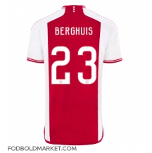 Ajax Steven Berghuis #23 Hjemmebanetrøje 2023-24 Kortærmet