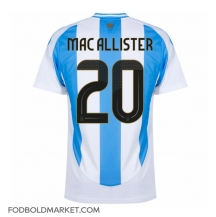 Argentina Alexis Mac Allister #20 Hjemmebanetrøje Copa America 2024 Kortærmet