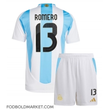 Argentina Cristian Romero #13 Hjemmebanetrøje Børn Copa America 2024 Kortærmet (+ Korte bukser)