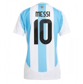 Argentina Lionel Messi #10 Hjemmebanetrøje Dame Copa America 2024 Kortærmet