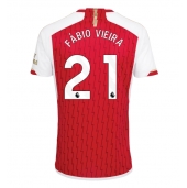 Arsenal Fabio Vieira #21 Hjemmebanetrøje 2023-24 Kortærmet