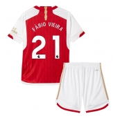 Arsenal Fabio Vieira #21 Hjemmebanetrøje Børn 2023-24 Kortærmet (+ Korte bukser)