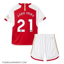 Arsenal Fabio Vieira #21 Hjemmebanetrøje Børn 2023-24 Kortærmet (+ Korte bukser)