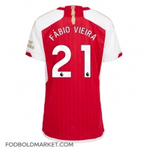 Arsenal Fabio Vieira #21 Hjemmebanetrøje Dame 2023-24 Kortærmet