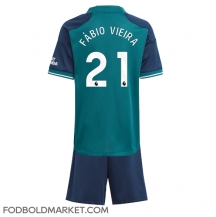 Arsenal Fabio Vieira #21 Tredjetrøje Børn 2023-24 Kortærmet (+ Korte bukser)