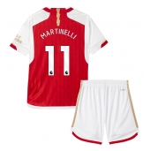 Arsenal Gabriel Martinelli #11 Hjemmebanetrøje Børn 2023-24 Kortærmet (+ Korte bukser)