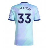 Arsenal Riccardo Calafiori #33 Tredjetrøje 2024-25 Kortærmet