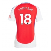 Arsenal Takehiro Tomiyasu #18 Hjemmebanetrøje Dame 2024-25 Kortærmet