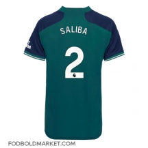 Arsenal William Saliba #2 Tredjetrøje Dame 2023-24 Kortærmet