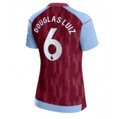 Aston Villa Douglas Luiz #6 Hjemmebanetrøje Dame 2023-24 Kortærmet