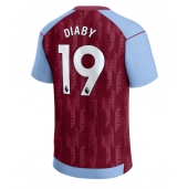 Aston Villa Moussa Diaby #19 Hjemmebanetrøje 2023-24 Kortærmet