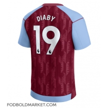 Aston Villa Moussa Diaby #19 Hjemmebanetrøje 2023-24 Kortærmet