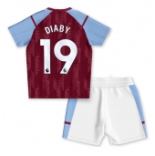 Aston Villa Moussa Diaby #19 Hjemmebanetrøje Børn 2023-24 Kortærmet (+ Korte bukser)