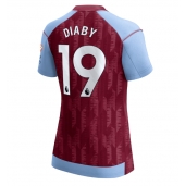 Aston Villa Moussa Diaby #19 Hjemmebanetrøje Dame 2023-24 Kortærmet