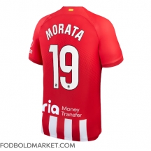 Atletico Madrid Alvaro Morata #19 Hjemmebanetrøje 2023-24 Kortærmet